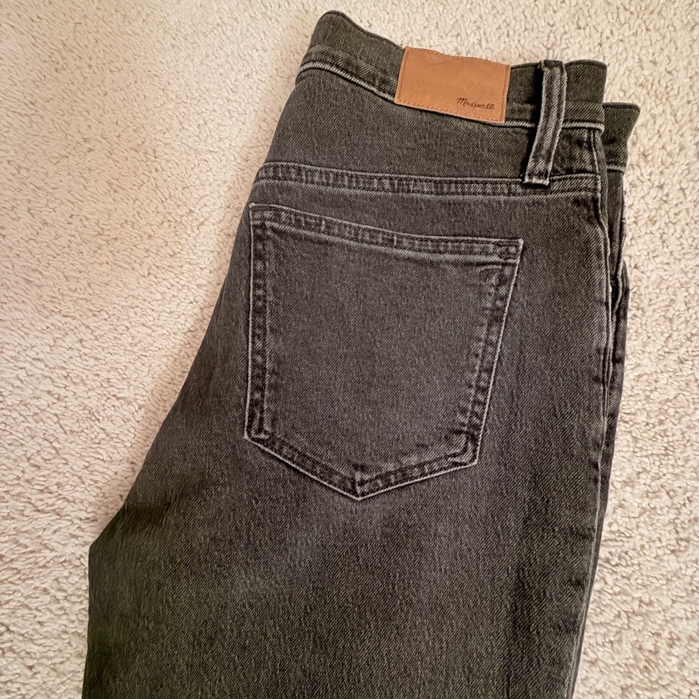 Madewell Black Wash Jeans - Size 27P, high rise/straight